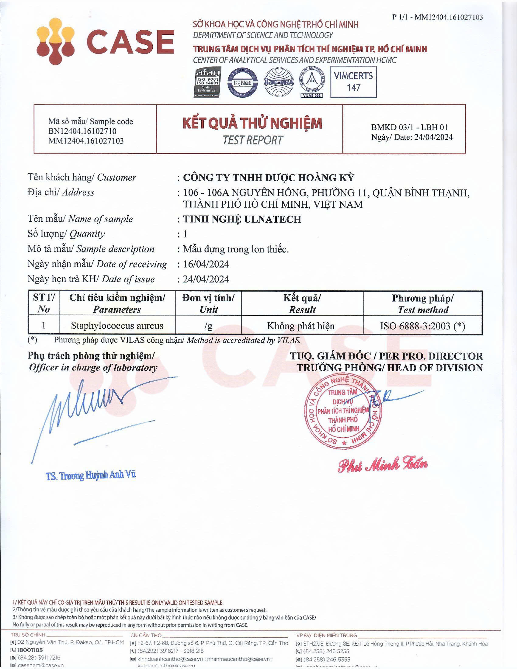  - Công Ty TNHH Dược Hoàng Kỳ